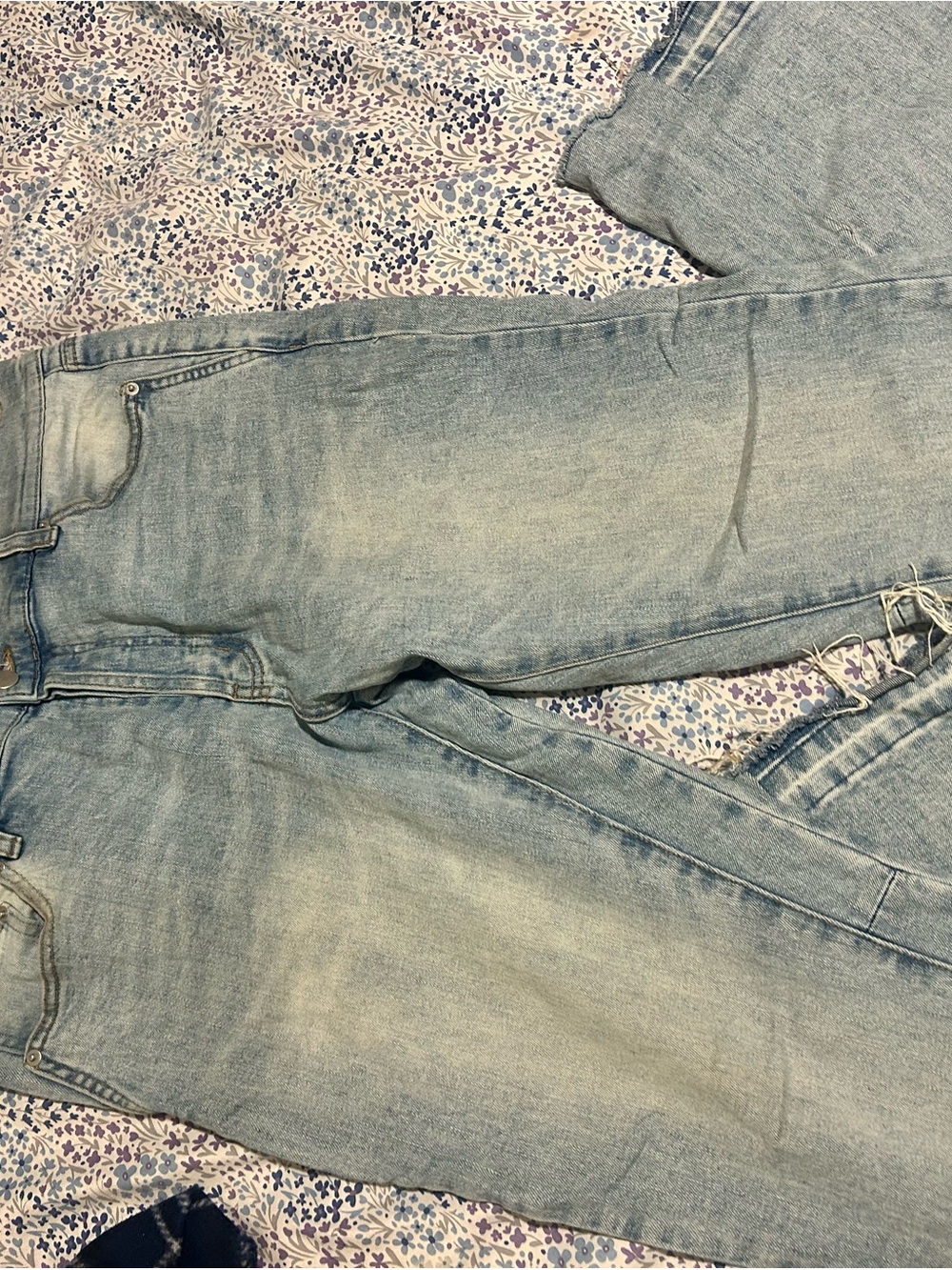 MNML Light Blue Slim Straight Jeans